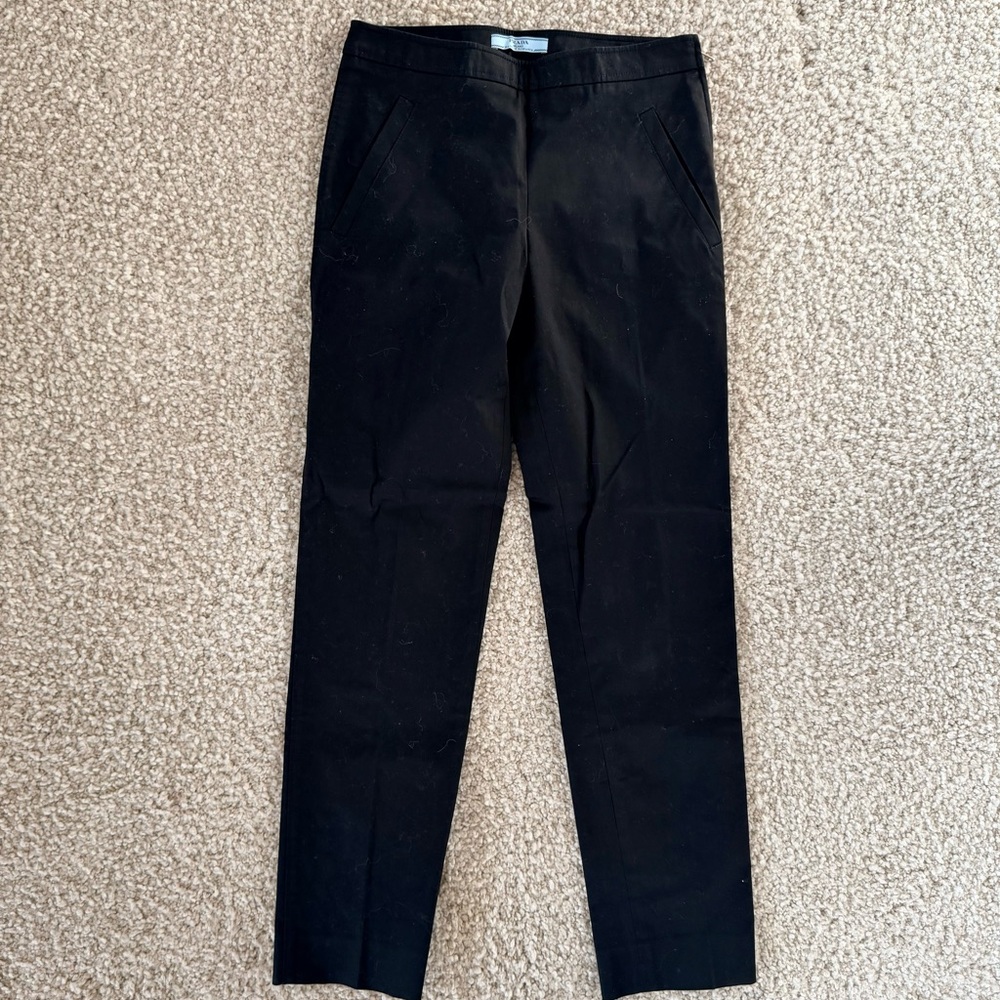 Prada Women's Classic Black Trousers
